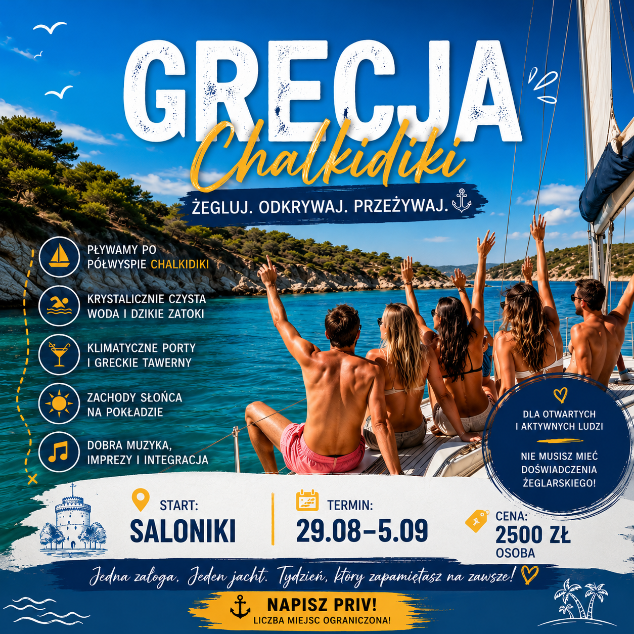 Grecja Saloniki - półwysep Chalkidiki